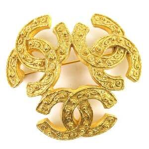 Chanel Cc Logo Brooch Metal #256924C11B